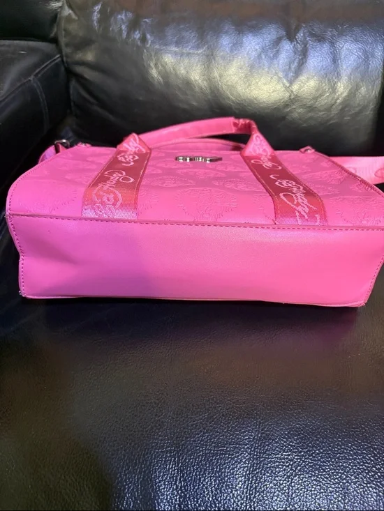 Ed Hardy Lizzy Tote- Pink - VEGAN LEATHER - Picture 9 of 9